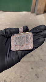 Load image into Gallery viewer, Custom Made Iced Out Hip Hop Pendant HTH Rose Gold
