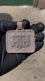 Load image into Gallery viewer, Custom Made Iced Out Hip Hop Pendant HTH Rose Gold
