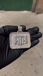 Load image into Gallery viewer, Custom Made Iced Out Hip Hop Pendant HTH Rose Gold
