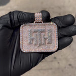 Load image into Gallery viewer, Custom Made Iced Out Hip Hop Pendant HTH Rose Gold
