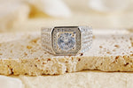 Load image into Gallery viewer, Trendy Versatile Full Diamond Ring for Men, Sparkling Moissanite Ring, Hip Hop Jewelry, Ice Out Ring, Birthday/Anniversary Gift for Husband
