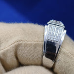 Load image into Gallery viewer, Luxury Moissanite Engagement Ring 1.18ct Round Cut Moissanite Men Ring
