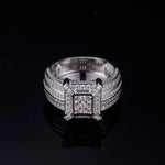 Load image into Gallery viewer, 1.60 ct Moissanite Ring Iced Out
