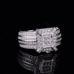 Load image into Gallery viewer, 1.60 ct Moissanite Ring Iced Out
