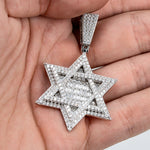 Load image into Gallery viewer, Hip Hop Pendant Silver, 4.24 ct Star 
