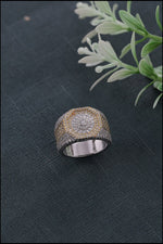 Load image into Gallery viewer, Two Tone Iced Out Ring

