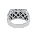 Load image into Gallery viewer, 1.60 Cts Men&#39;s Iced Out Ring, Hip Hop Round &amp; Baguette Cut Moissanite
