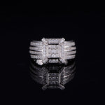 Load image into Gallery viewer, 1.60 ct Moissanite Ring Iced Out
