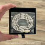 Load image into Gallery viewer, 6MM Cuban Link Chain 925 Silver
