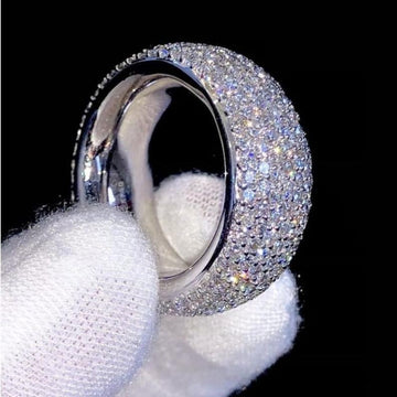 Luxury VVS Moissanite Diamond Men's Iced Out Ring