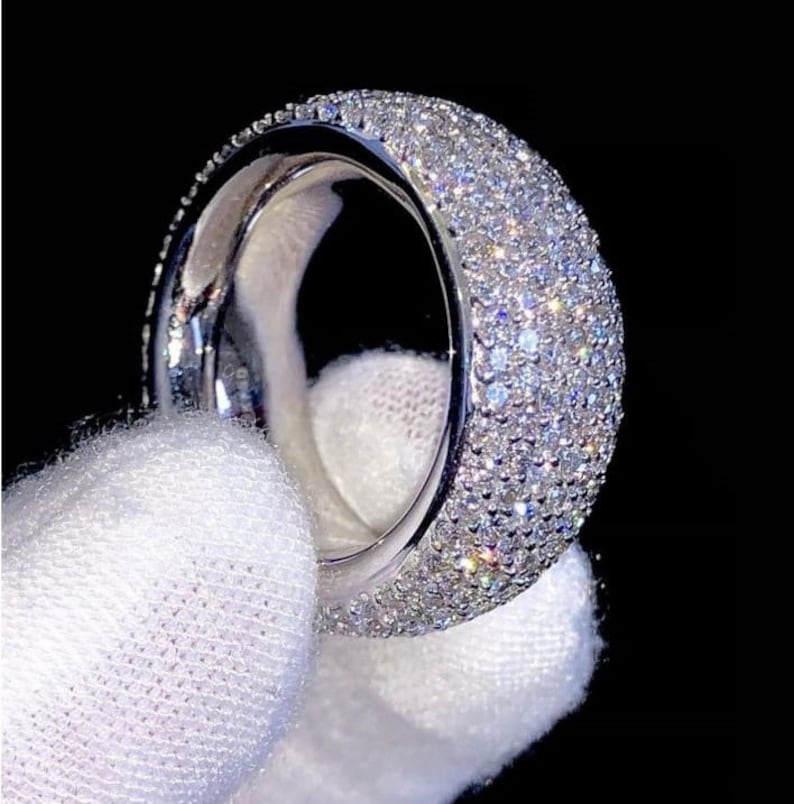 Luxury VVS Moissanite Diamond Men's Iced Out Ring