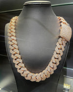 Load image into Gallery viewer, Cuban Link Gold Plated Chain 22MM 925 Silver
