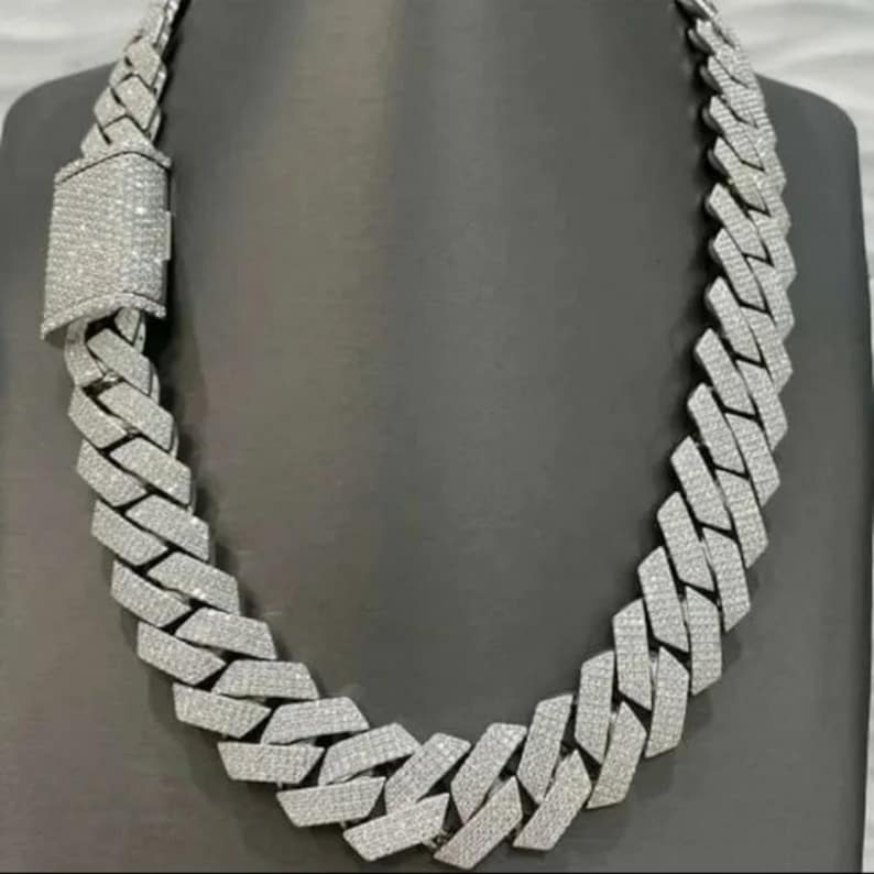 925 Sterling Silver Miami Cuban Link Chain