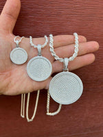 Load image into Gallery viewer, Iced Out Circle Pendant
