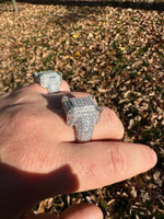 Load image into Gallery viewer, Moissanite Lit Legend Iced Out Ring - 925 Silver
