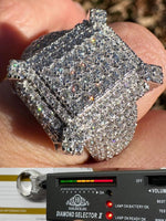 Load image into Gallery viewer, Moissanite Lit Legend Iced Out Ring - 925 Silver
