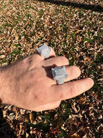 Load image into Gallery viewer, Moissanite Lit Legend Iced Out Ring - 925 Silver
