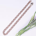 Load image into Gallery viewer, Cuban Link Chain Diamond Silver With Rose Gold
