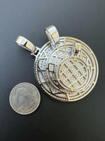 Load image into Gallery viewer, Iced Out Circle Pendant
