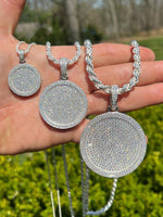 Load image into Gallery viewer, Iced Out Circle Pendant
