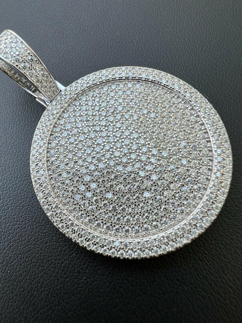 Iced Out Circle Pendant