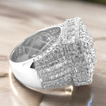 Load image into Gallery viewer, Luxury Oversized Moissanite Diamond Men&#39;s Ring
