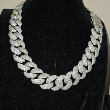 24mm diamond cuban chain