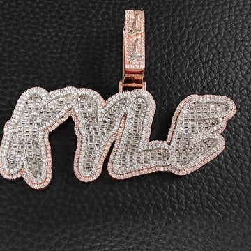 diamond name pendant​