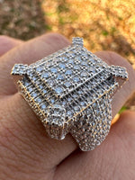 Load image into Gallery viewer, Moissanite Lit Legend Iced Out Ring - 925 Silver
