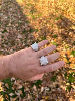 Load image into Gallery viewer, Moissanite Lit Legend Iced Out Ring - 925 Silver
