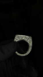 Load image into Gallery viewer, XV 925 Silver Custom Moissanite Diamond Ring
