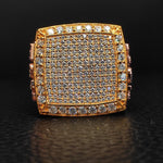 Load image into Gallery viewer, Men Jewelry Custom Name Sign Ring Yellow Gold Plated
