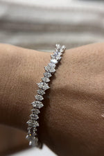Load image into Gallery viewer, marquise x tennis bracelet