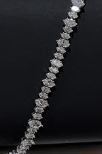 Load image into Gallery viewer, 9.00 Carat Diamond Tennis Bracelet, Marquise Cut Lab Grown Diamond Pave Set Bracelet, 14k White Gold Bracelet for Her image 7