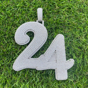 custom moissanite pendant in 925 silver, iced out pendant in vvs moissanite, hip hop pendant, customize any letters or number, 4 inch height iced out chain pass diamond tester, best birthday gift