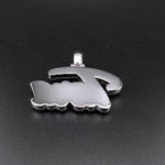 Load image into Gallery viewer, Custom moissanite pendant in 925 silver, any letters women necklace, moissanite letter pendant, Women moissanite necklace, moissanite chain in any letters
