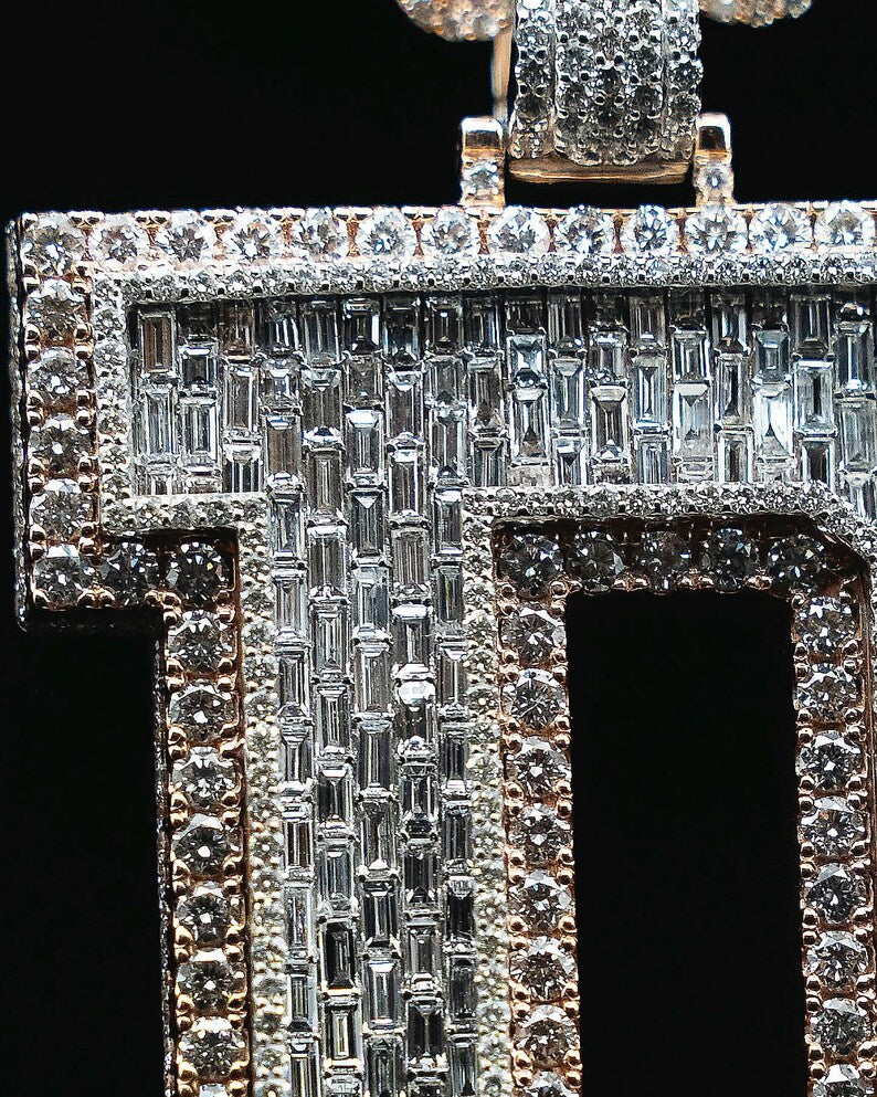 Iced out Chunky Pendant