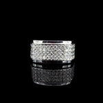 Load image into Gallery viewer, 1ct CVD Diamond Ring, Handmade 14K Gold Band, Men's Ring image 1