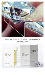 Load image into Gallery viewer, 3.00 Ct Lab-Grown Diamond Oval Engagement Ring: Gold Bezel Set with Marquise Accents image 7