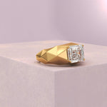 Load image into Gallery viewer, 4.00CT Emerald Cut Lab Grown Diamond Ring, Men's Solitaire Ring, Classic Wedding Ring, Anniversary Gift Ring, White Gold Engagement Ring image 6