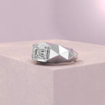 Load image into Gallery viewer, 4.00CT Emerald Cut Lab Grown Diamond Ring, Men's Solitaire Ring, Classic Wedding Ring, Anniversary Gift Ring, White Gold Engagement Ring image 3