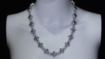 Load image into Gallery viewer, Mens Blue Diamond Infinity Link Chain