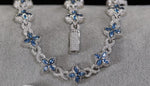 Load image into Gallery viewer, Mens Blue Diamond Iced Out Chain