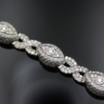 Load image into Gallery viewer, evil eye iced bracelet