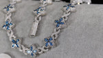 Load image into Gallery viewer, Mens Blue Diamond Hip Hop Chain