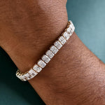 Load image into Gallery viewer, Radiant Cut Lab Grown Diamond Tennis Bracelet, IGI Certified Lab diamond Bracelet For Wedding Gift, Radiant Diamond Anniversary Bracelet