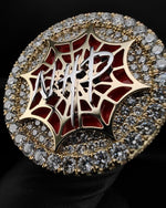 Load image into Gallery viewer, bling spider ring for men