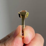 Load image into Gallery viewer, 2CT Asscher Cut IGI Lab Diamond Solitaire Ring, 14K Gold Bezel Set image 3