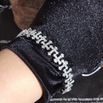 Load image into Gallery viewer, Iced Out 15mm Full Cross Charm Bracelets &amp; Necklace Set,  Bracelet 7 - 9inch, Hip Hop Chain 16 - 22 inch, Personalized Jewelry