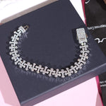 Load image into Gallery viewer, Iced Out Cross Charm Bracelet &amp; Necklace Set: Hip Hop Jewelry image 10